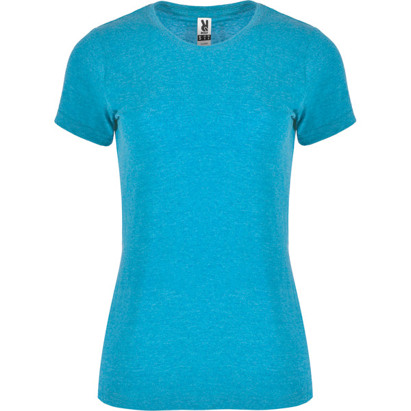 T-Shirt Fox Woman  in Farbe Heather Turquoise
