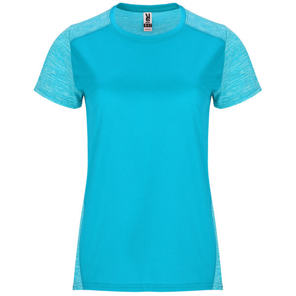 T-Shirt Zolder Woman  in Farbe Turquoise/Heather Turquoise