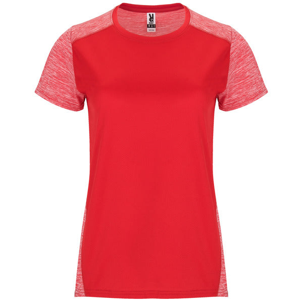 T-Shirt Zolder Woman  in Farbe Red/Heather Red