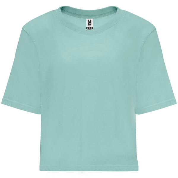 T-Shirt Dominica  in Farbe Washed Blue