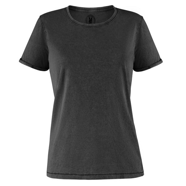 T-Shirt Husky Woman  in Farbe Black