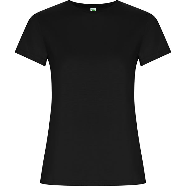 T-Shirt Golden Woman  in Farbe Black