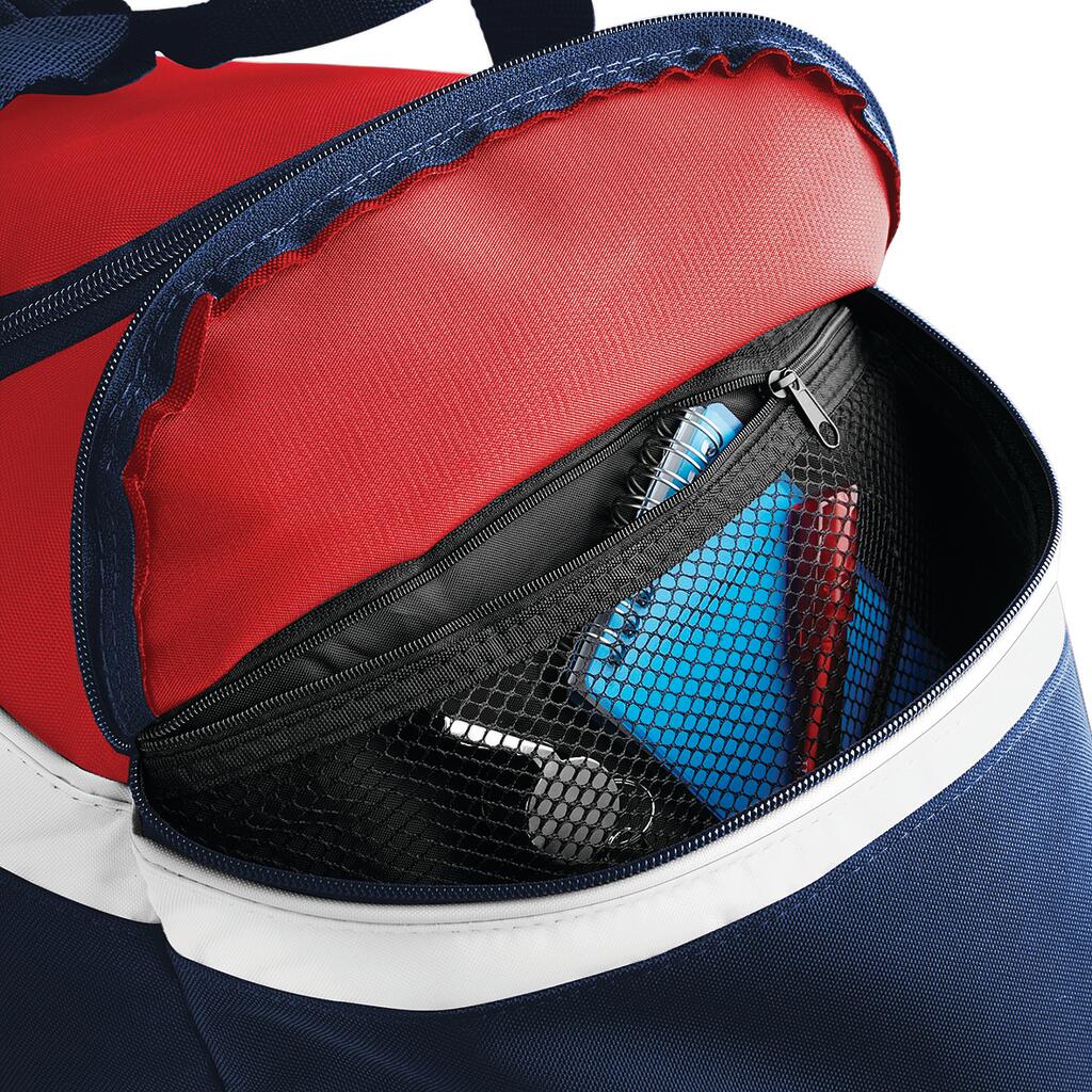  Teamwear Holdall in Farbe Black/Classic Red/White