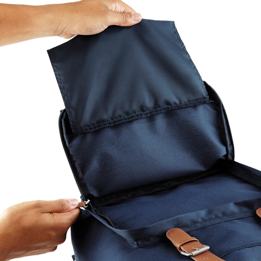  Vintage Laptop Backpack in Farbe Black