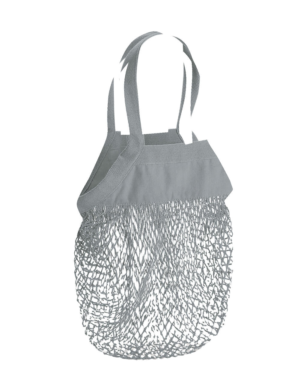  Organic Cotton Mini Mesh Grocery Bag in Farbe Pure Grey
