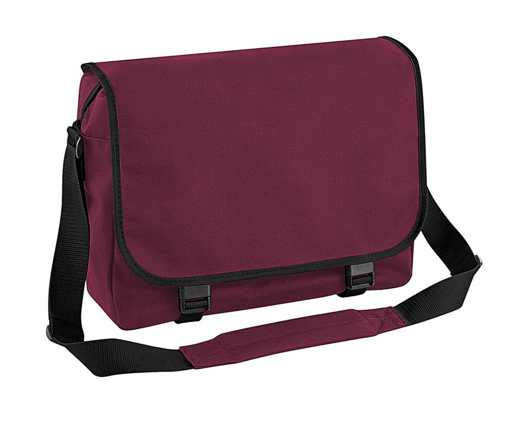  Messenger Bag in Farbe Burgundy