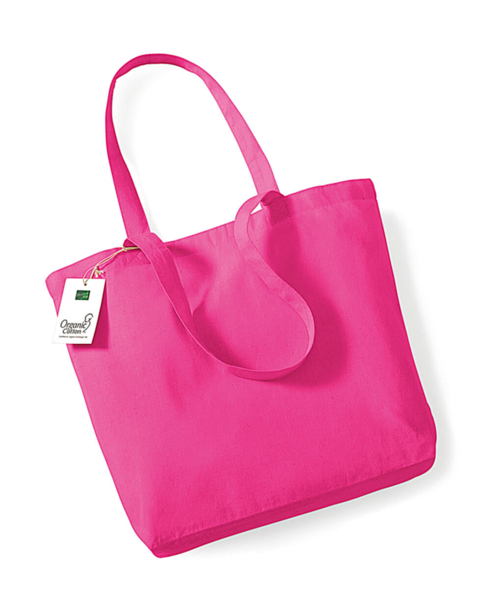  Organic Cotton Shopper in Farbe White