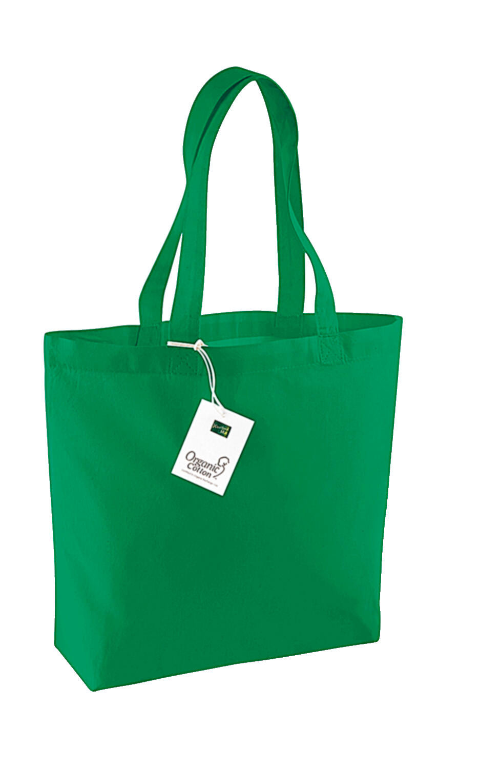  Organic Cotton Shopper in Farbe Kelly Green