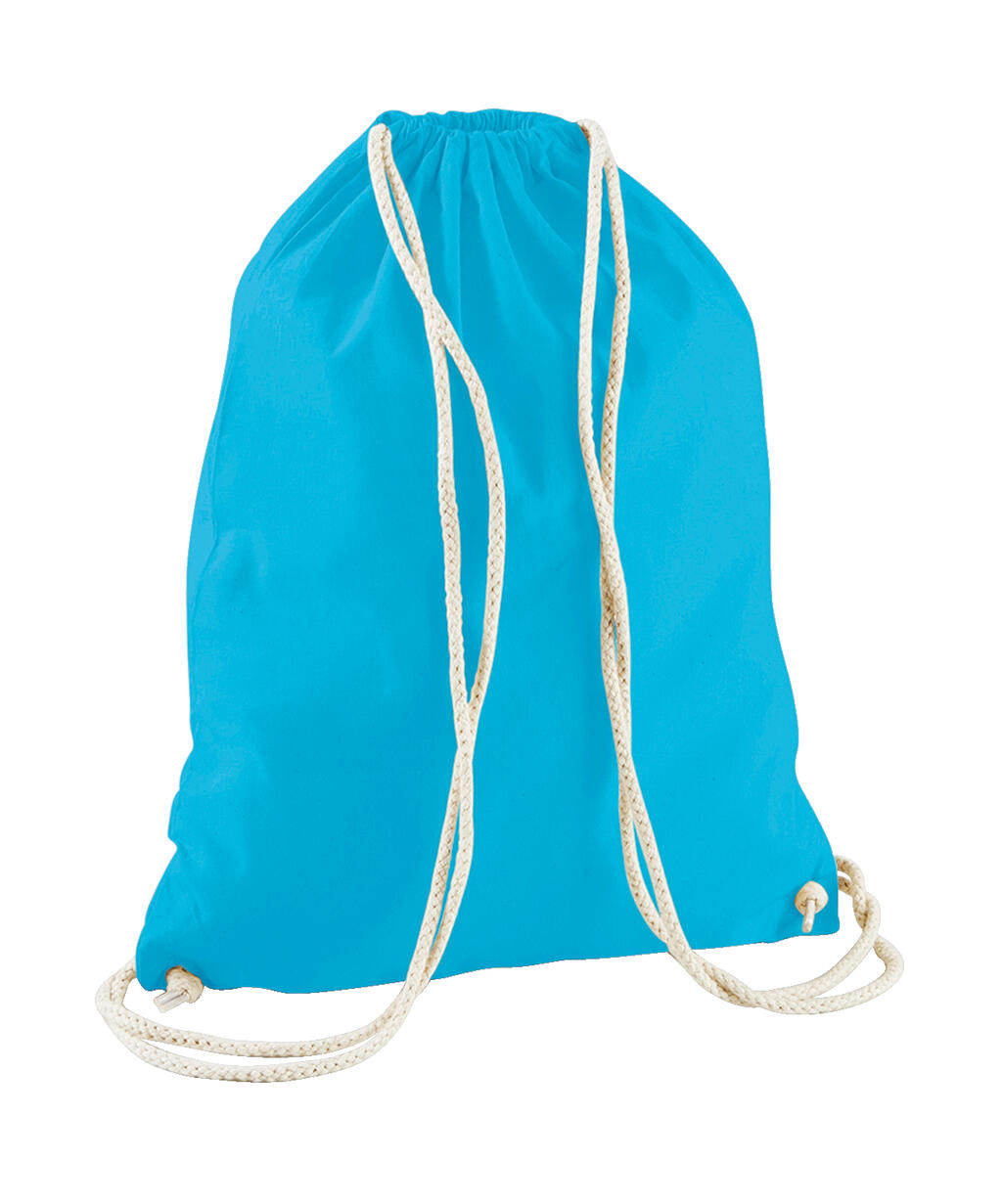  Cotton Gymsac in Farbe Surf Blue