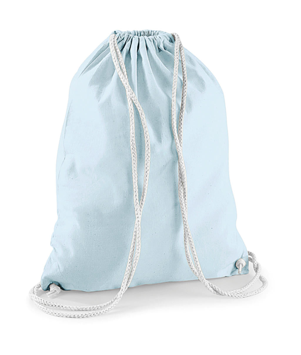  Cotton Gymsac in Farbe Pastel Blue/White