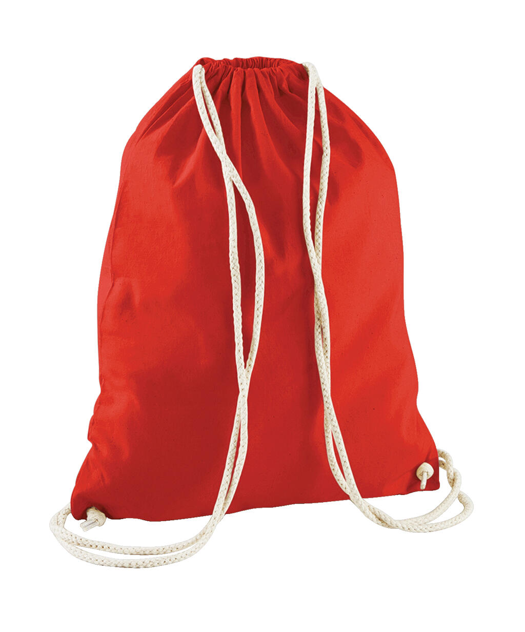  Cotton Gymsac in Farbe Bright Red