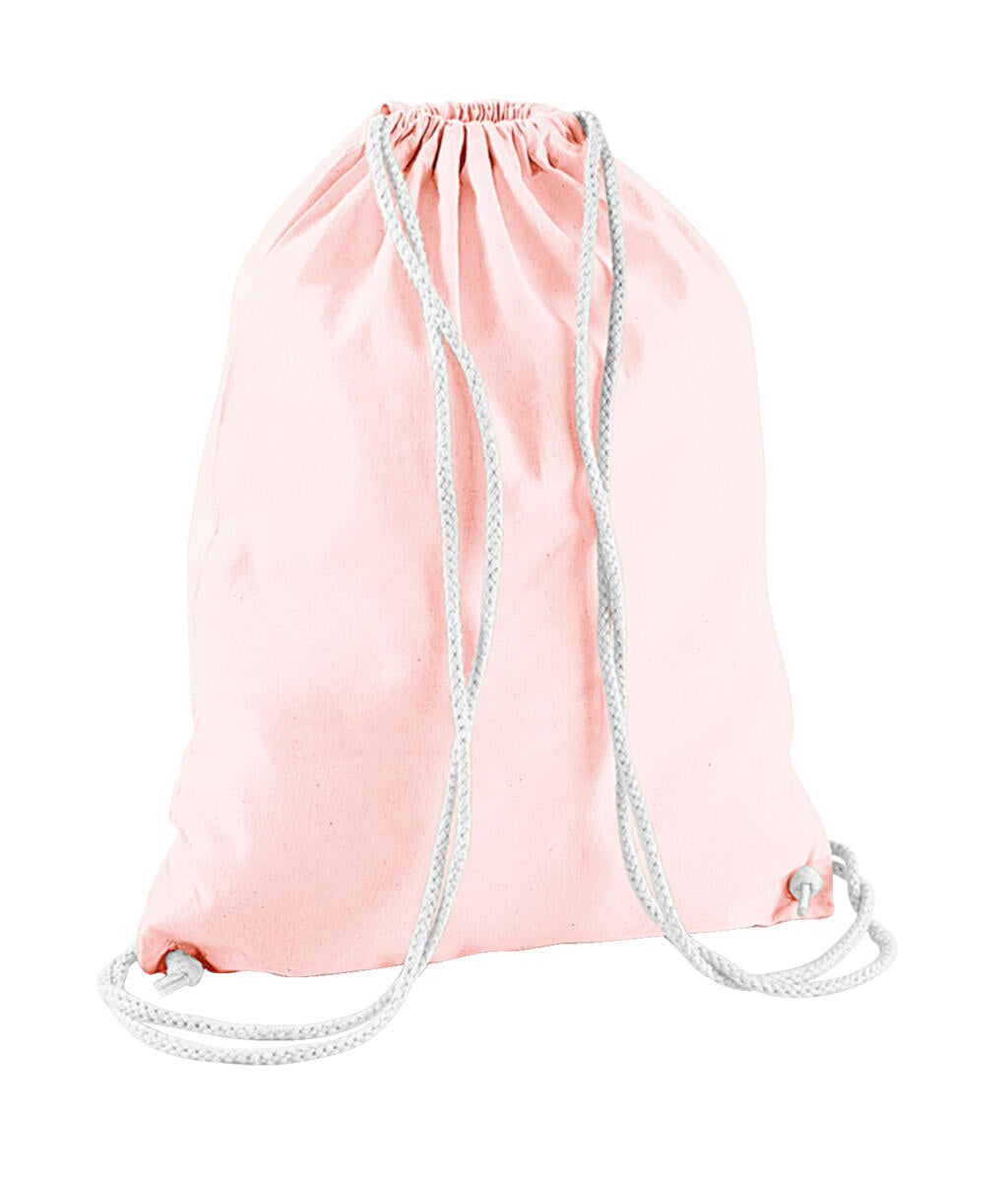  Cotton Gymsac in Farbe Pastel Pink/White