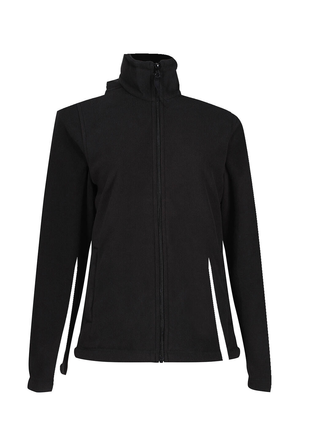  Women's Micro Full Zip Fleece in Farbe Black