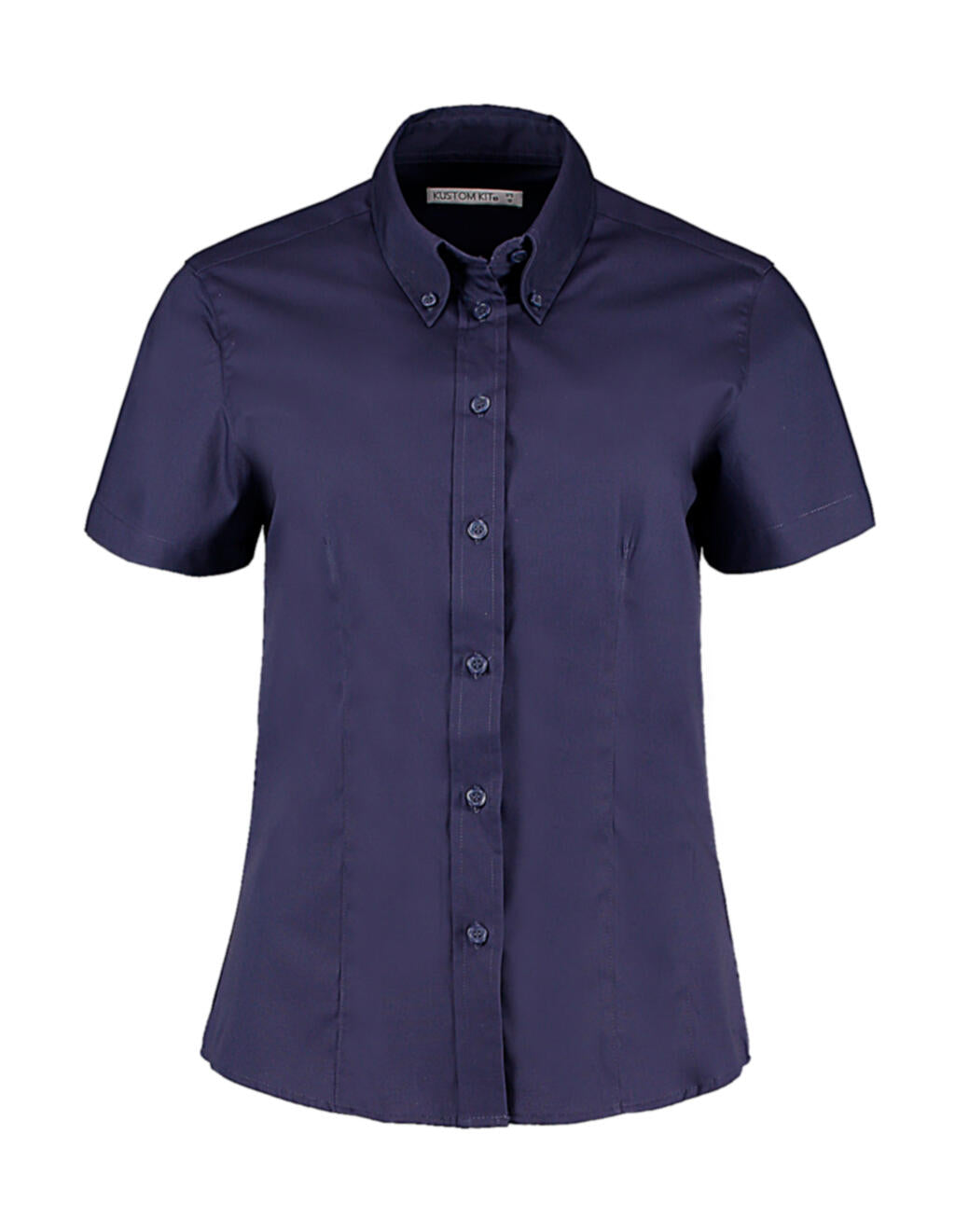 Women's Tailored Fit Premium Oxford Shirt SSL in Farbe Midnight Navy