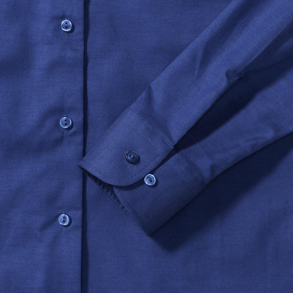  Ladies' Classic Oxford Shirt LS in Farbe White