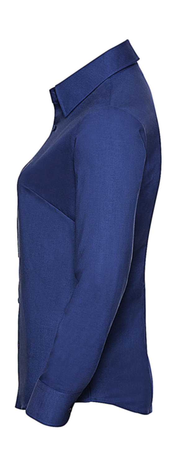  Ladies' Classic Oxford Shirt LS in Farbe White