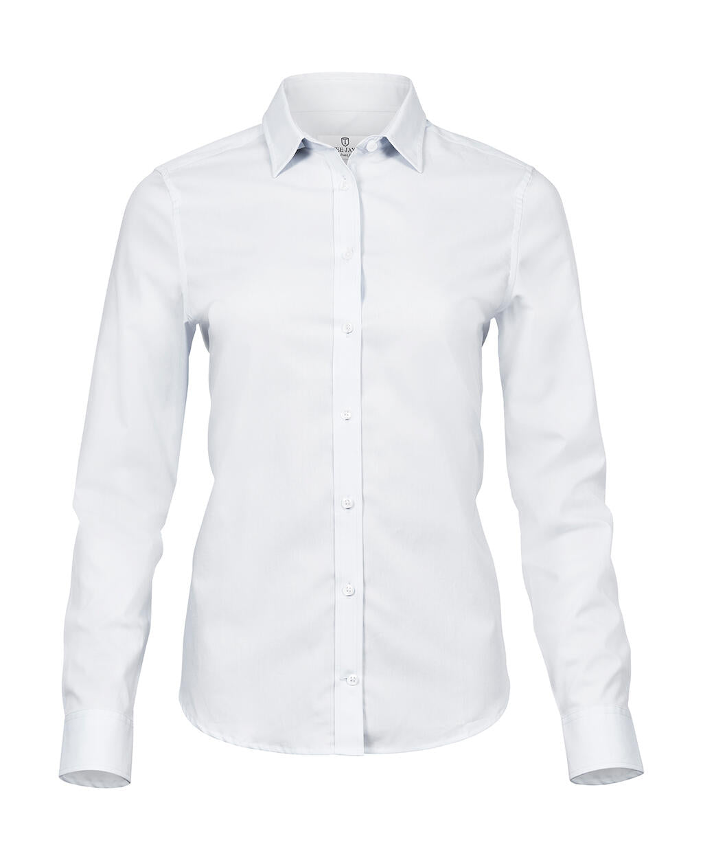  Ladies' Stretch Luxury Shirt in Farbe White