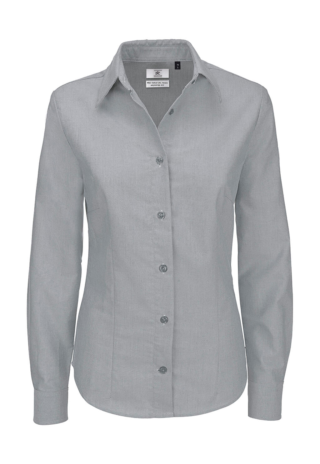  Oxford LSL/women Shirt in Farbe Silver Moon