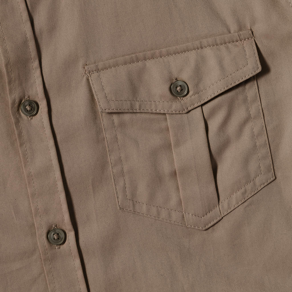  Men's Roll Sleeve Shirt LS  in Farbe White