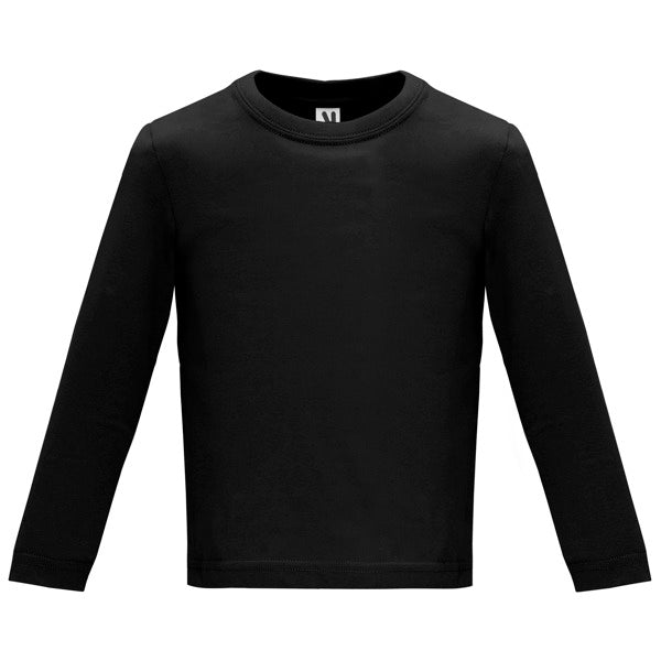Langärmliges T-Shirt Baby Monate  in Farbe Black