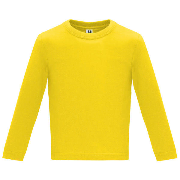 Langärmliges T-Shirt Baby Monate  in Farbe Yellow