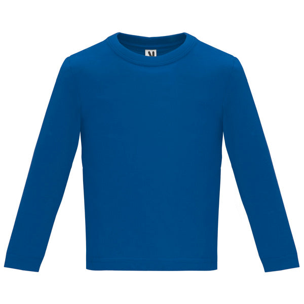 Langärmliges T-Shirt Baby Monate  in Farbe Royal Blue