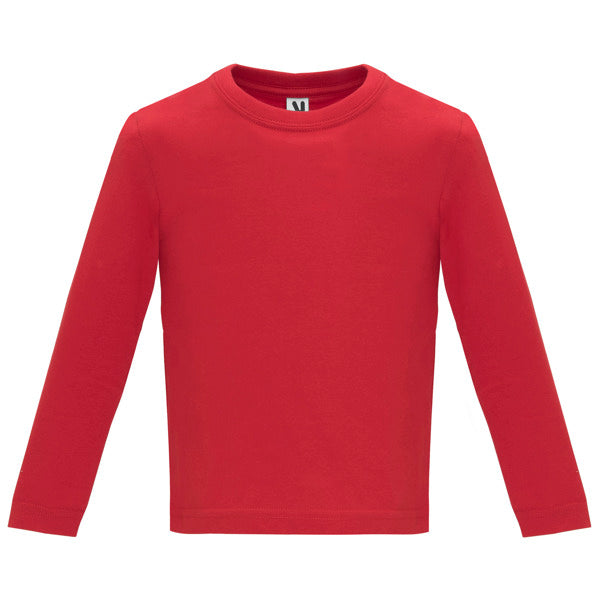 Langärmliges T-Shirt Baby Monate  in Farbe Red