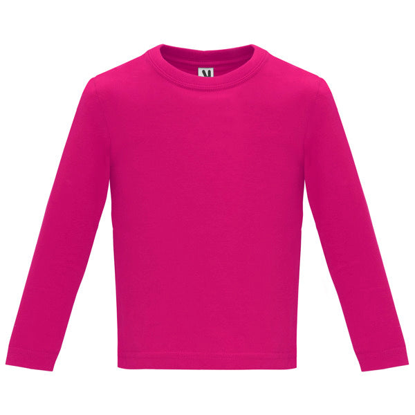 Langärmliges T-Shirt Baby Monate  in Farbe Rosette