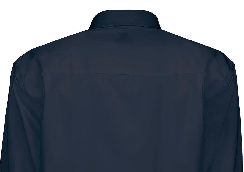  Sharp LSL/men Twill Shirt  in Farbe White