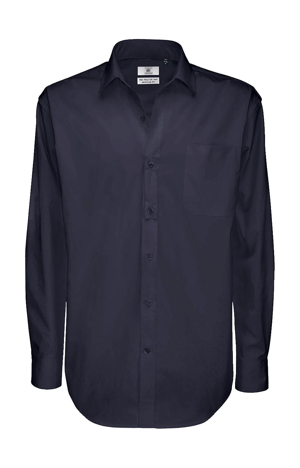  Sharp LSL/men Twill Shirt  in Farbe Navy