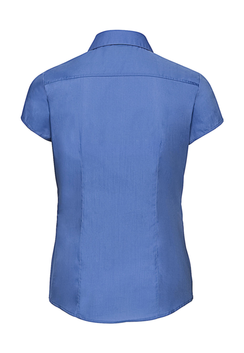  Ladies' Fitted Poplin Shirt in Farbe White