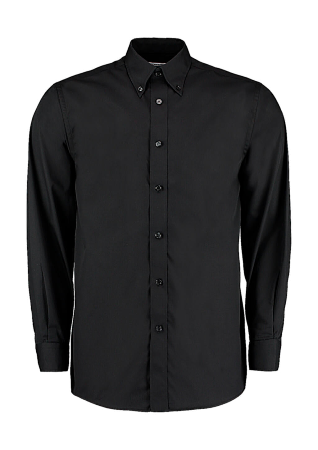  Tailored Fit Business Shirt in Farbe Black