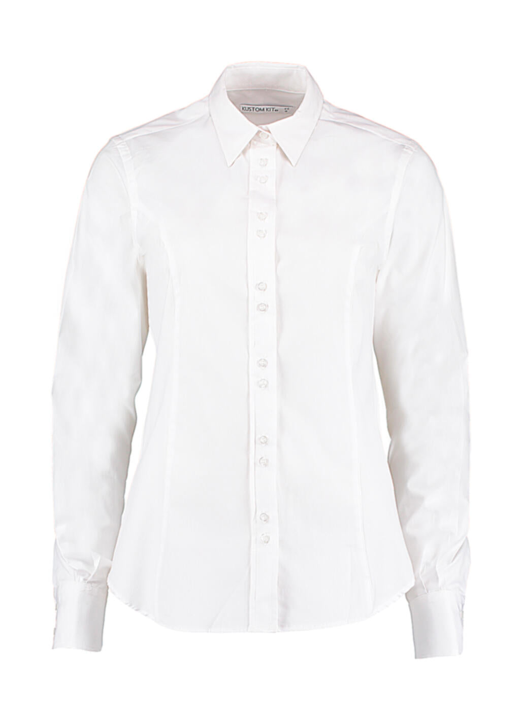  Women's Tailored Fit City Shirt in Farbe White