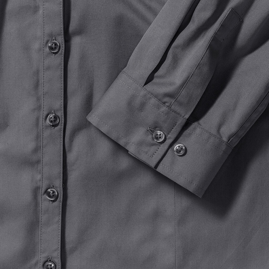  Ladies' Roll 3/4 Sleeve Shirt in Farbe White