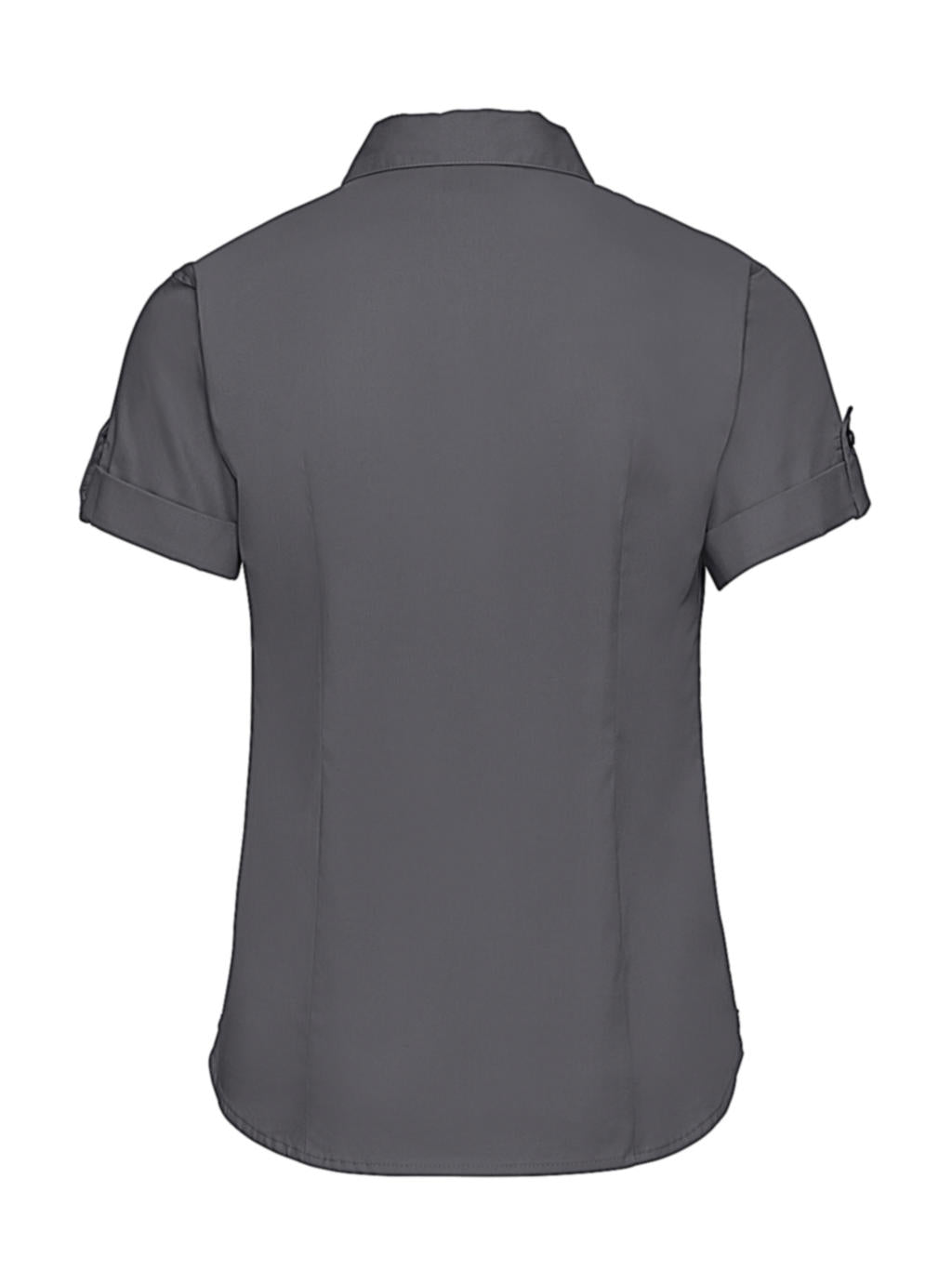  Ladies' Roll Sleeve Shirt in Farbe White