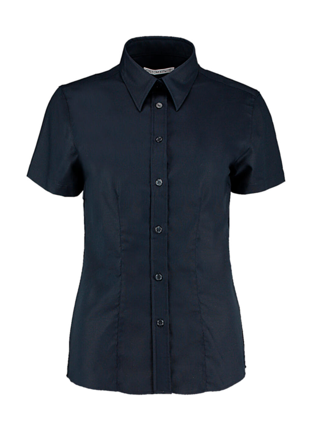  Women's Tailored Fit Workwear Oxford Shirt SSL in Farbe French Navy