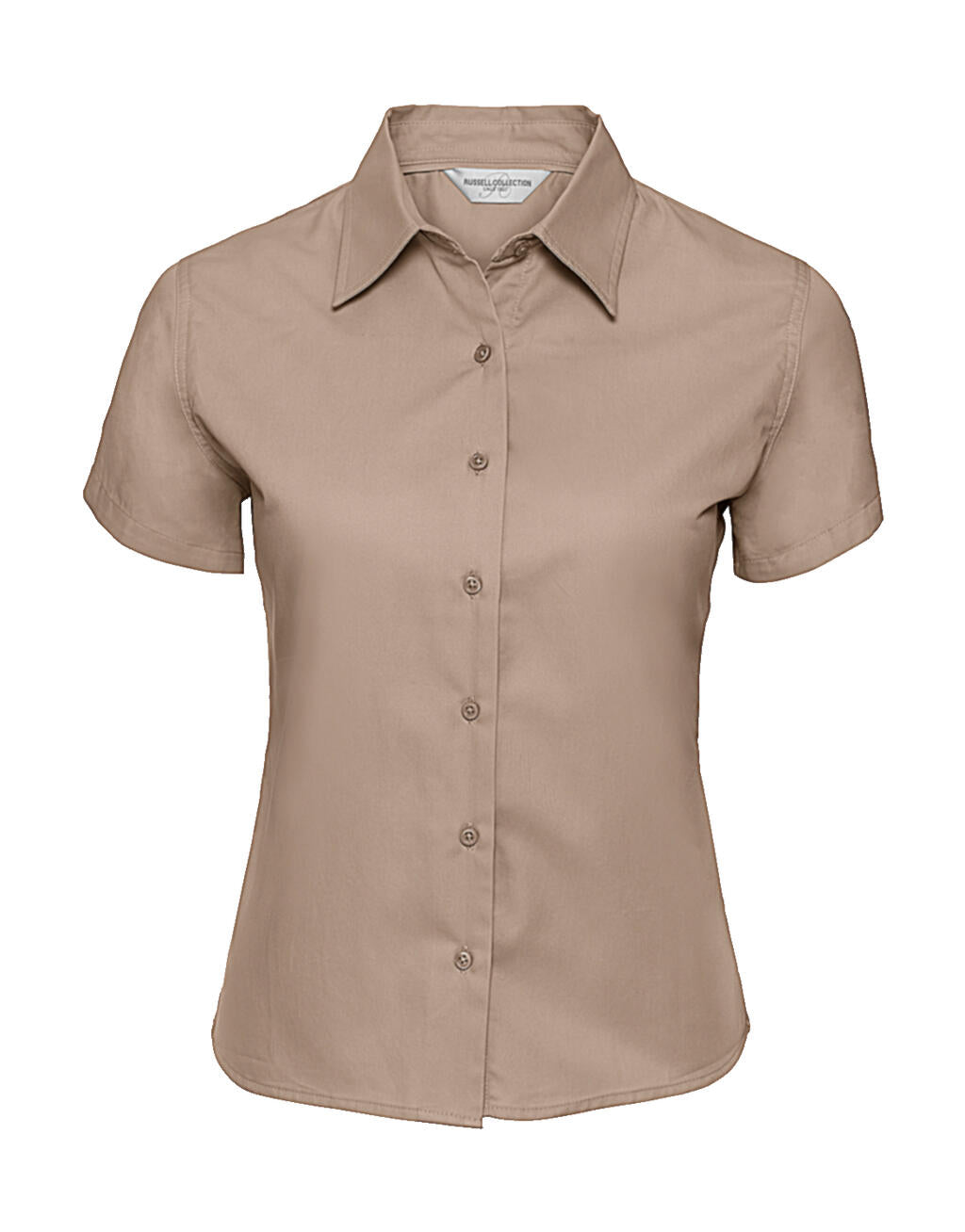  Ladies' Classic Twill Shirt  in Farbe Khaki