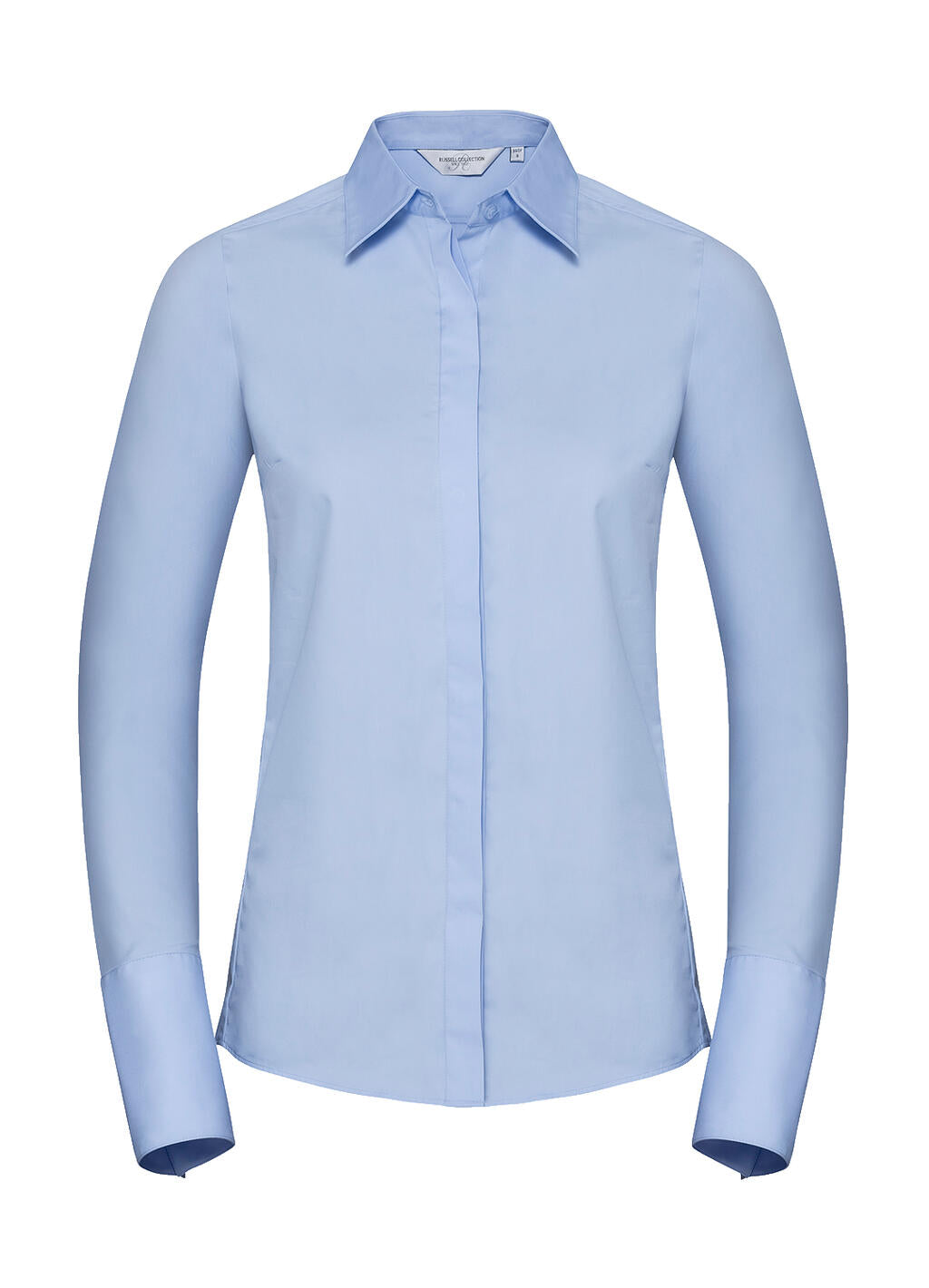  Ladies' LS Ultimate Stretch Shirt in Farbe Bright Sky