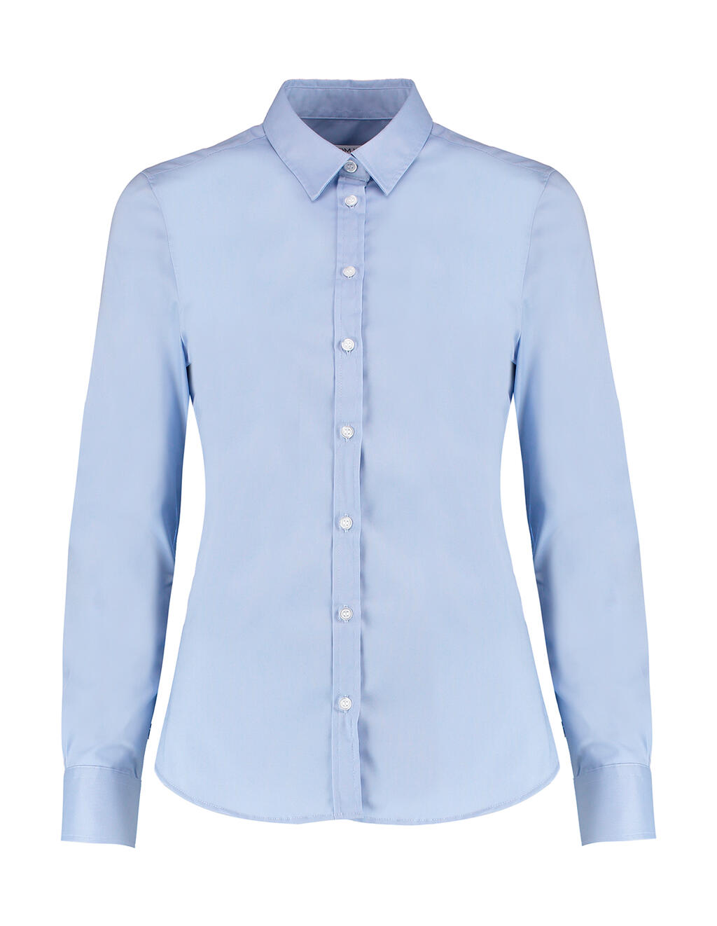  Women's Tailored Fit Stretch Oxford Shirt LS in Farbe Light Blue