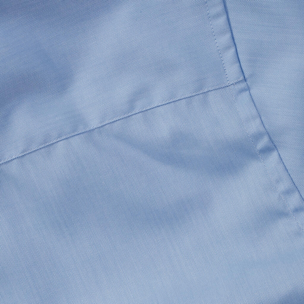  Men's Herringbone Shirt in Farbe White