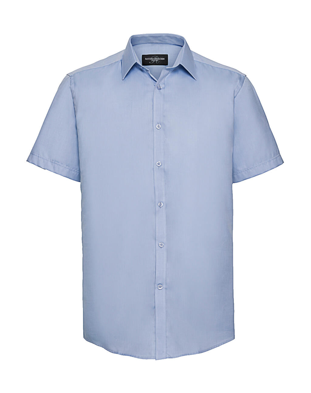  Men's Herringbone Shirt in Farbe Light Blue