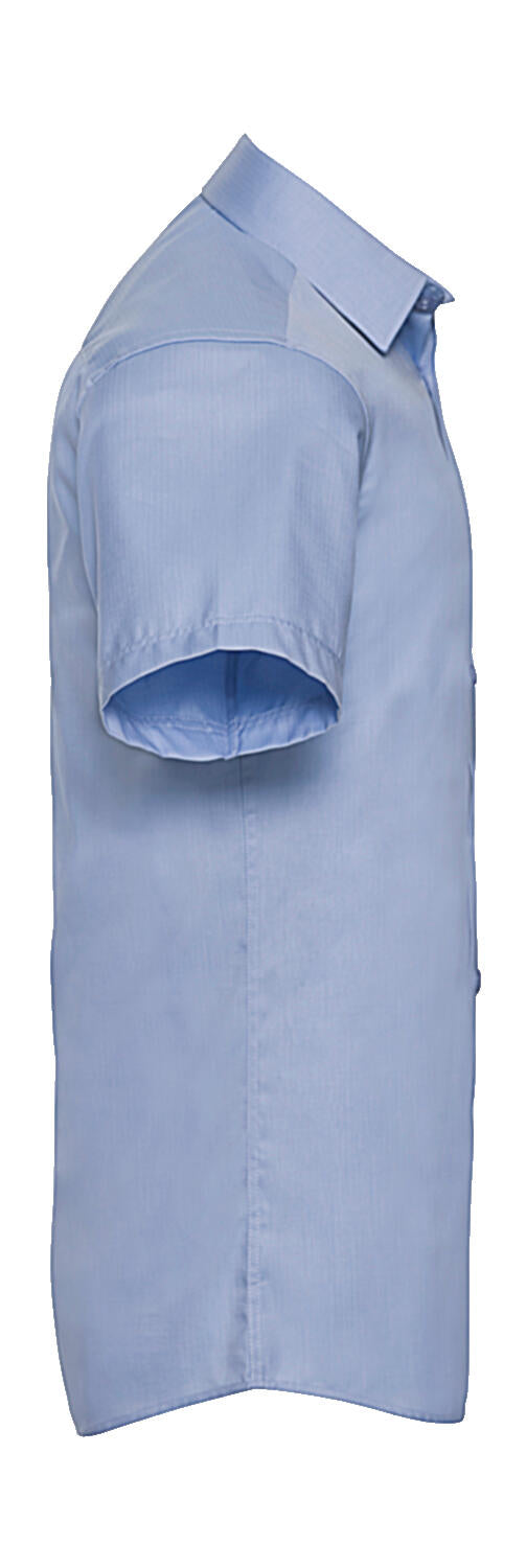  Men's Herringbone Shirt in Farbe White