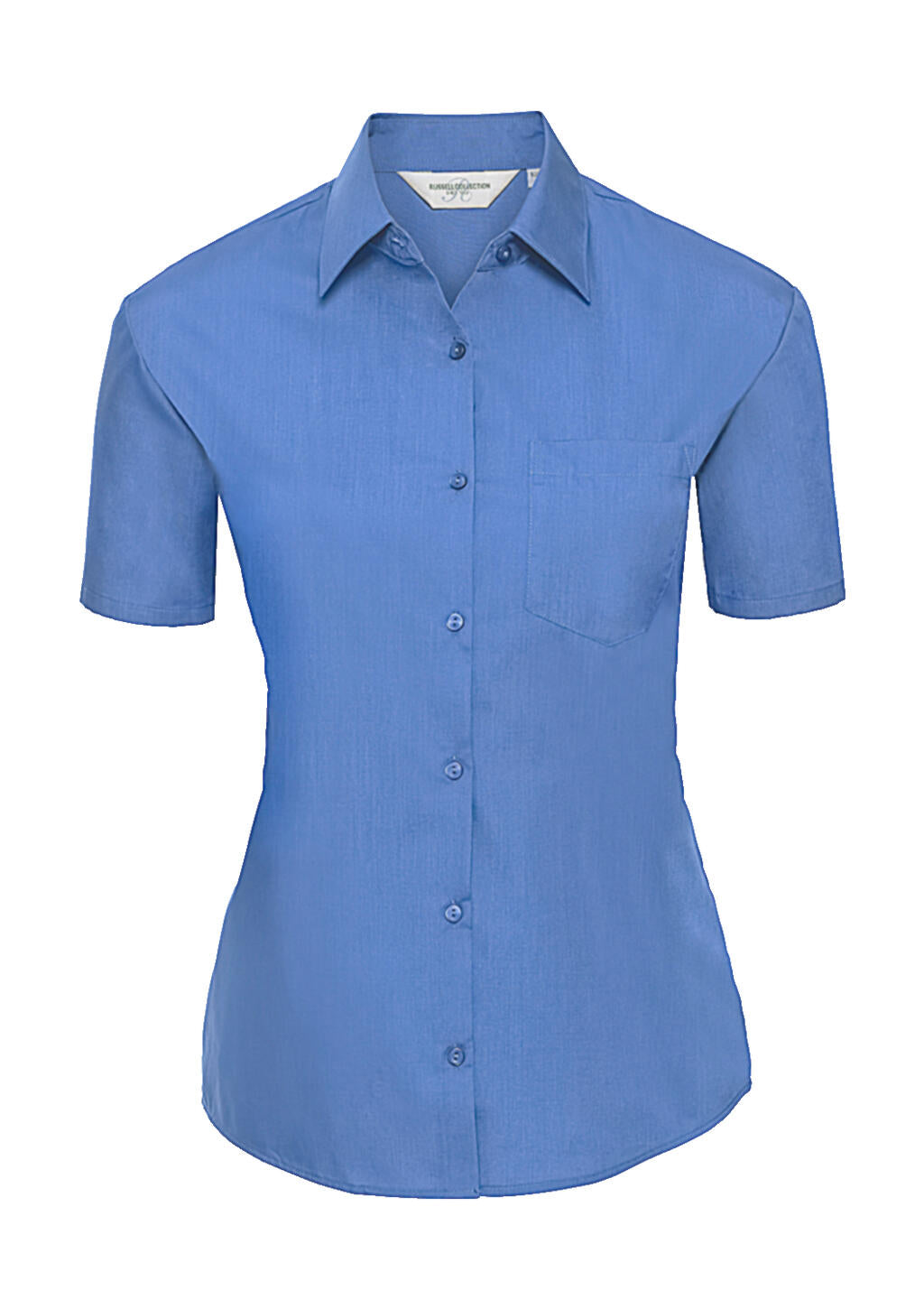  Ladies' Poplin Shirt in Farbe Corporate Blue