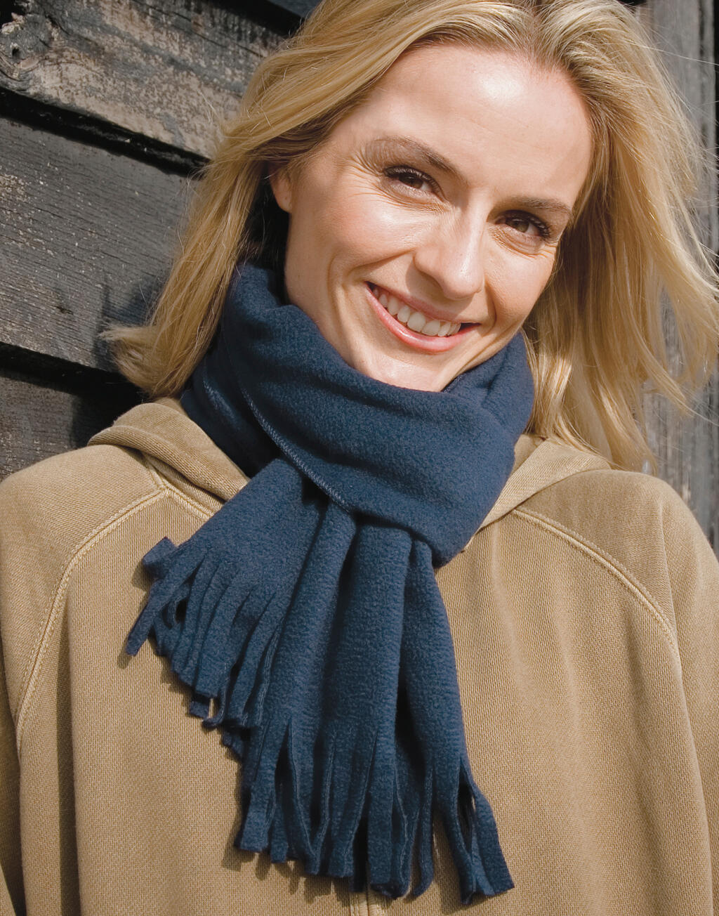  Polartherm™ Tassel Scarf in Farbe Black