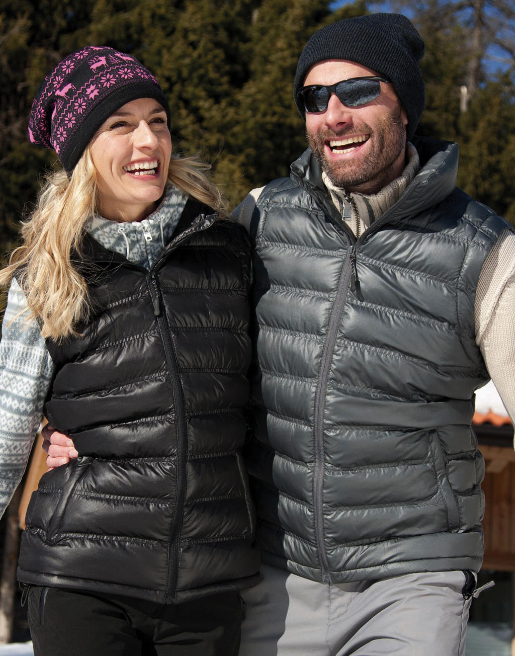  Ice Bird Padded Gilet in Farbe Black
