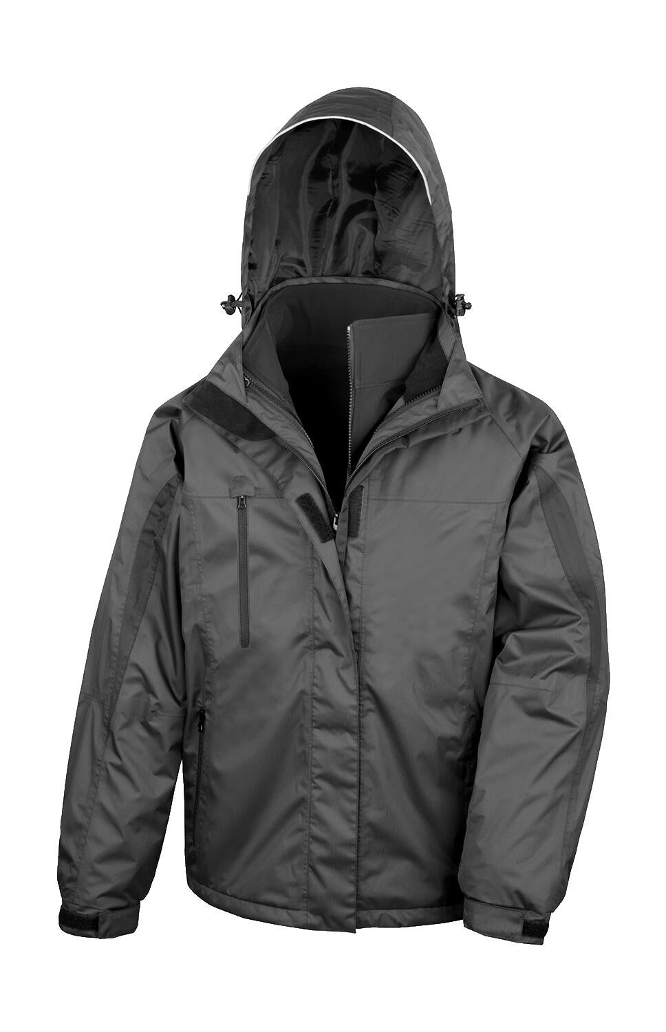  3-in-1 Journey Jacket in Farbe Black/Black