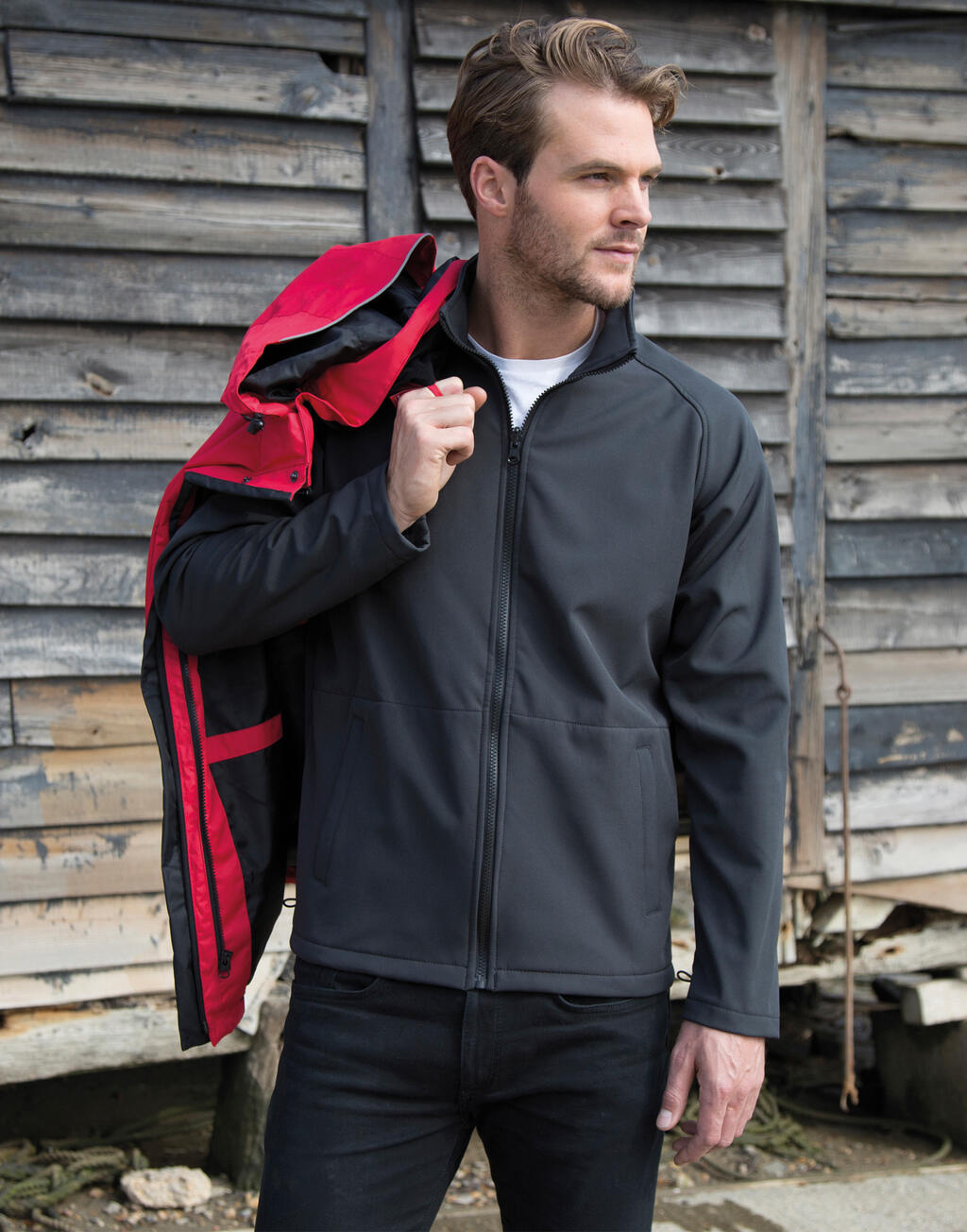  3-in-1 Journey Jacket in Farbe Black/Black