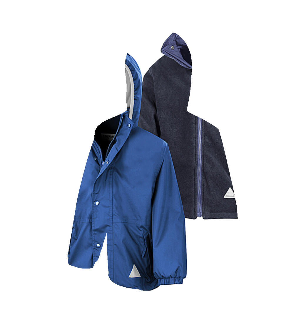  Junior Reversible Stormproof Jacket in Farbe Royal/Navy