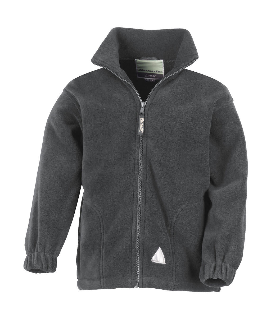  Kids' Fleece Jacket in Farbe Oxford Grey