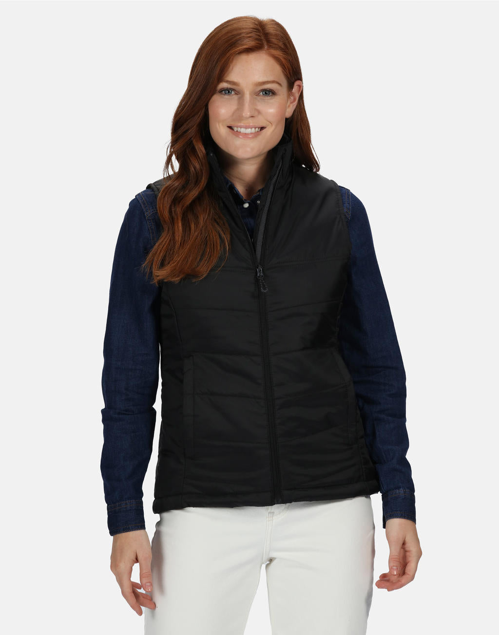  Women's Stage II Bodywarmer in Farbe Black